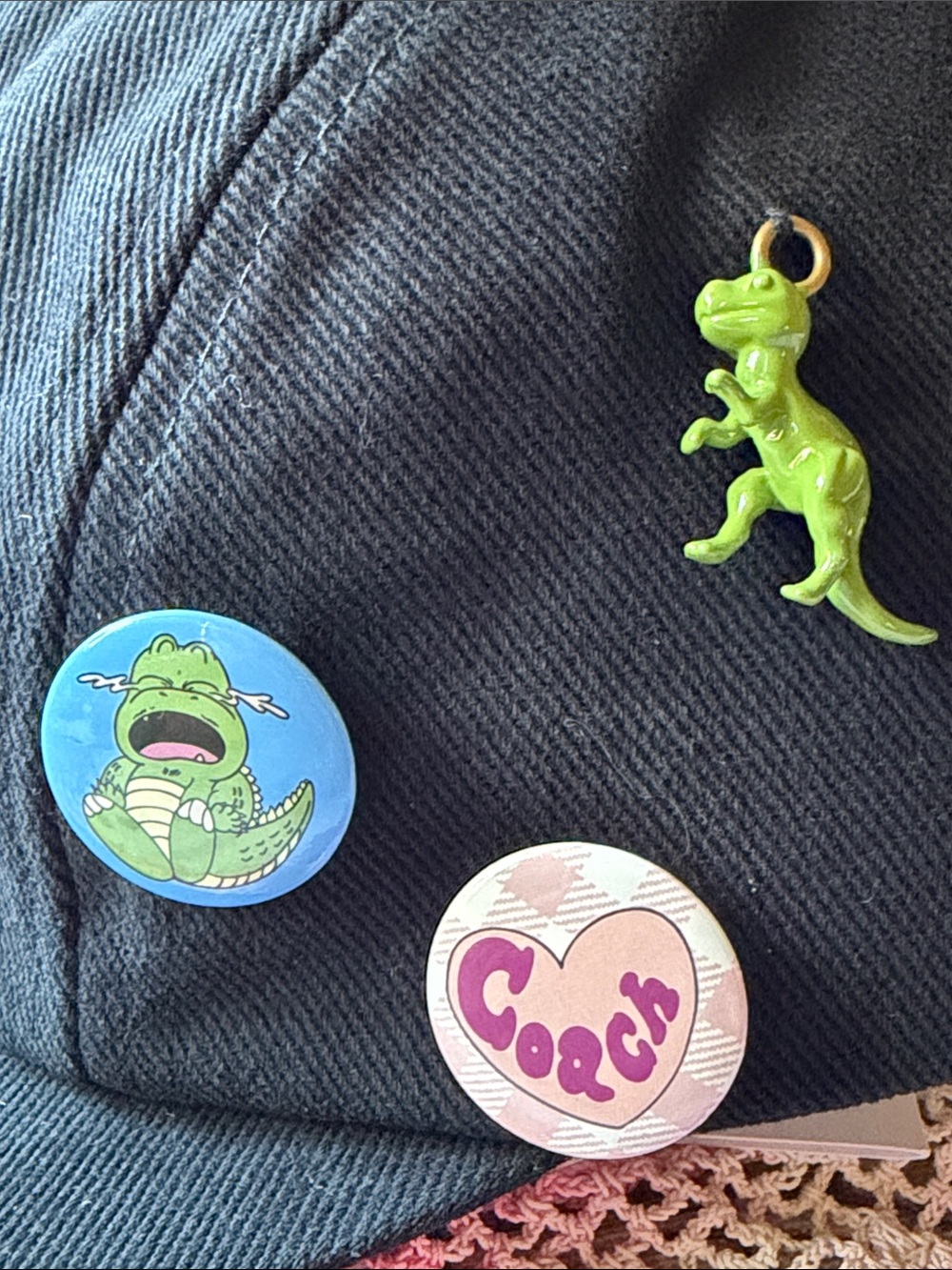 🧢🧠🧢 Coach Brain Dead Biker Pin Hat 🧢🧠🧢 NWT 🧢🧠🧢 - Picture 5 of 16